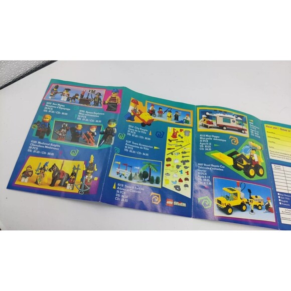 Vintage 1995 Or 1996 LEGO System 822681 Catalog Advertisement 90s Lego Nostalgia - Picture 3 of 6